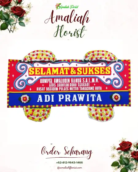 Papan Bunga Ucapan Selamat Demangrejo