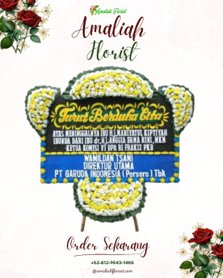 Papan Bunga Duka di Demangrejo