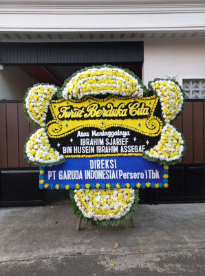 Papan Bunga Duka di Demangrejo